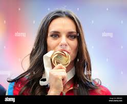 Women's pole vault final hi-res stock photography and images