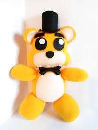 Golden Freddy Plush Inspired By Fnaf Five Nights At Freddy 39 S Fnaf Crafts Freddy Plush Golden Freddy Plush