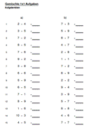 11.402 kostenlose arbeitsblätter für mathematik zum ausdrucken: Einmaleins Uben Arbeitsblatter 1x1 Ausdrucken Bei Mathefritz