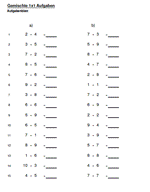 Lerne das 1x1 mit den einmaleinsreihen zum ausdrucken. Einmaleins Uben Arbeitsblatter 1x1 Ausdrucken Bei Mathefritz