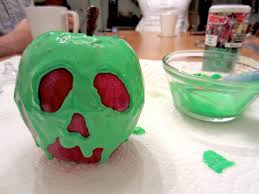 How to make poison apple cake. Diy Snow White S Poison Apple Let S Get Thrifty
