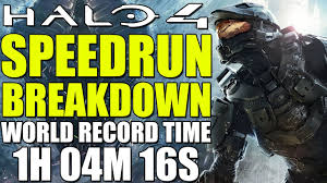 Combine each game together, and a playthrough of the main halo series would take someone roughly 42 and a half hours. How Speedrunners Beat Halo 4 In 1 04 16 Halo 4 Speedrun Youtube