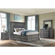 Samples, specials, scratch and dent, warehouse items at outlet prices. Marseille Storage Bedroom Set Grey By Global Furniture Furniturepick