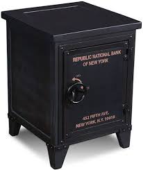 Bank Vault Safe End Table Coffee Table And Console Tv Table My Design42 Bank Vault Safe Side Table Th End Tables With Storage End Tables Wood End Tables