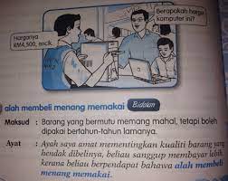 Arti dari peribahasa alah membeli, menang memakai adalah barang yang berkualitas baik mahal harganya namun lebih awet dipakainya. Peribahasa Alah Membeli Menang Memakai Peribahasa