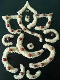 Art Rangoli In 2020 Colorful Rangoli Designs Rangoli Designs Flower Ganesha Rangoli