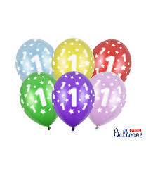 Verjaardag Ballonnen 1 Jaar Metallic Mix Feestbazaar Nl
