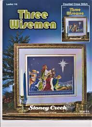 A color printer works best for this, so you can easily select colors. Three Wise Men Cross Stitch Pattern By Stoney Creek Leaflet 116