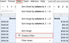 The below formula will do this: How To Create And Use Filter Views In Google Sheets