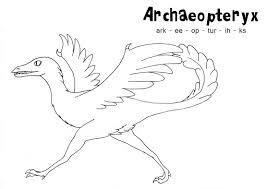 Print out some coloring pages. Spelling Name Of Dinosaur Coloring Pages Archaeopteryx Coloring Pages Coloring Pages For Kids And Adults