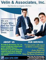 For Tax Preparation And Planning Strategies Contact Velin Associates Inc Today To At 424 274 Accounting Services Bookkeeping Services Business Management