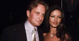 Michael douglas as a young boy lifts a goat to emulate father kirk douglas on the set of howard hawks's 1952 western the big sky. Michael Douglas And Catherine Zeta Jones Look As Much In Love As When They Married 18 Years Ago Mirror Online