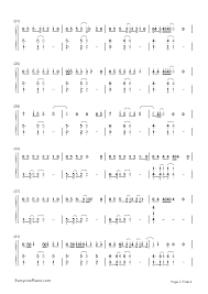 All lyrics, chords & sheet music arrangement on this site are provided for educational purposes only. Say You Won T Let Go James Arthur Numbered Musical Notation Preview 2 Musik