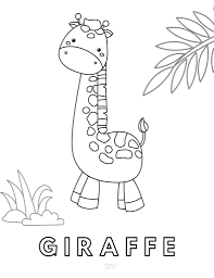 More than 14,000 coloring pages. Cute Giraffe Coloring Pages Free Printables Healthy And Lovin It