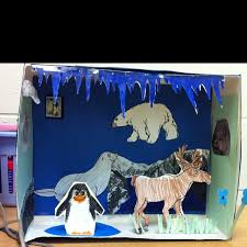 Tundra Biome In A Box Arctic Tundra Diorama Biomes Grandma Crafts Biomes Project Teaching Biomes