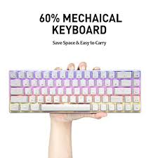 Logitech's g613 wireless keyboard is a few years old, but it's still great for gaming without cables. 60 Mechanical Gaming Keyboard Blue Switch Mini 68 Keys Wired Type C 18 Backlit Effects Lightweight Rgb 6400dpi Honeycomb Optical Mouse Gaming Mouse Pad For Gamers And Typists White Pricepulse