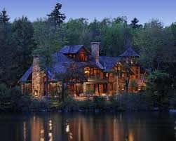 Woodland Point Lakefront Cabin Maine House My Dream Home Traditional Exterior