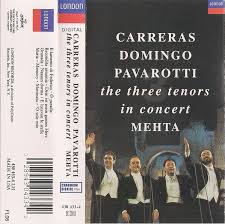 From 3 tenors la concert in 1994. Carreras Domingo Pavarotti Mehta In Concert Cassette Discogs