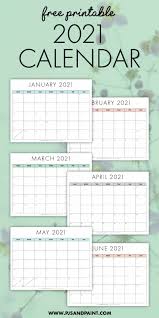 You can see every month separately. Free Printable 2021 Calendar Sunday Start Pjs And Paint