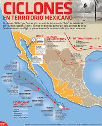 El Paso De Odile Por Sonora Y La Cercania De La Tormenta Polo En Las Costas Del Pacifico Ocasionaran Actividades De Geografia Historia De Mexico Meteorologia