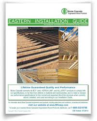 Bci Joists Span Size Charts I Joists Floor Joists