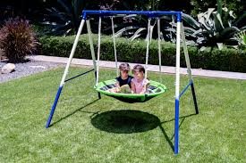 4.0 (66) agame west fork wooden swing set. Natus Inc Deluxe Saucer Swing Set Reviews Wayfair Ca