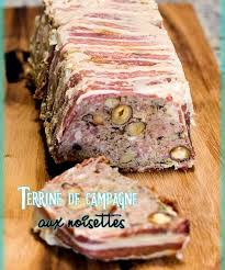 Terrine De Campagne Aux Noisettes Recette Recette De Terrine Terrine Terrine De Viande