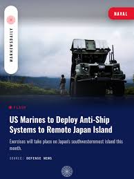 📍Okinawa, Japan A Navy-Marine Expeditionary Ship Interdiction System  (NMESIS) was spotted at Naha Military Port, Okinawa, Japan, marking the  inaugural deployment of the Marine Corps' newly fielded we