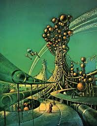 70s Sci Fi Art Bruce Pennington Science Fiction Art Retro 70s Sci Fi Art Sf Art