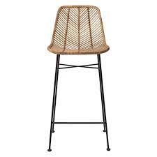 340 results for white wicker chair. Rattan Bar Stool With Metal Frame Overstock 31638174 Black