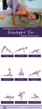Grasshopper Yoga Pose Video Twist Hip Opener Flow The Journey Junkie Yoga Arm Balance Grasshopper Pose Yoga Poses Advanced