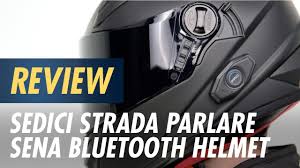 Sedici Strada Parlare Sena Bluetooth Helmet Review At Cyclegear Com