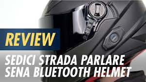 Sedici Strada Parlare Sena Bluetooth Helmet Review At Cyclegear Com