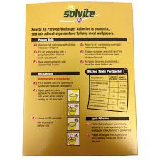 solvite extra strong wallpaper adhesive