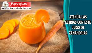 Atenua Las Estrias Con Jugo De Zanahorias Jugo De Zanahoria Agua De Frutas Recetas Alimentos Para La Memoria