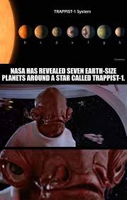 Well I Like The Joke But Planet Size Doesn T Matter As Much As Planet Composition Including The Atmosphere And Star Wars Humor Star Wars Facts Star Wars Jokes
