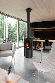 We have made a large infographic with 3 steps on it to help you quickly make your own wood stove fast. Photo 39 Of 521 In Living Coffee Tables Wood Burning Photos From A Timber Clad Prefab Cabin Offers Respite In The Canadian Wilderness Dwell