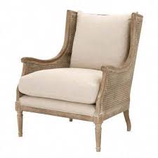 Deville Wingback Chair Chairs Linen Club Chairs Club Chairs Furniture