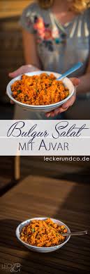 Bulgursalat Mit Ajvar Vegan Bulgursalat Rezepte Lecker