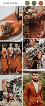 Rustic Romantic Colourful Autumnal Wedding Inspiration Boho Wedding Blog Orange Wedding Themes Fall Wedding Color Palette Orange Wedding Decorations