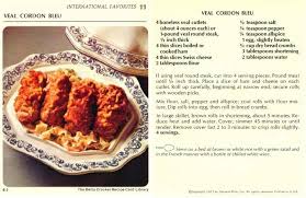 Veal Cordon Bleu Vintage Recipe From The Betty Crocker Recipe Card Library 1971 9 I Internationa Betty Crocker Recipes Betty Crocker Recipe Cards Recipes