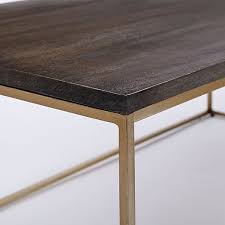 Rare antique inlayed wooden with brass coffee table serving tray top. Streamline Coffee Table