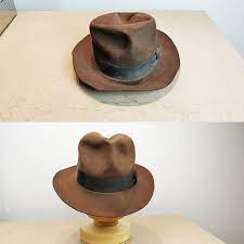 Learn About How I Turned This Old Indiana Jones Fedora Back To Life Www Hufvud Com Blog Hufvud Hatmaking Hatworksho Indiana Jones Fedora Fedora Cowboy Hats
