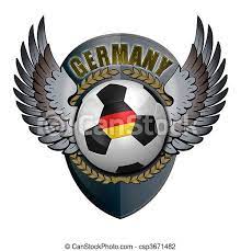 Die farbe des auswärtstrikots wechselte häufiger. Deutschland Wappen Deutscher Fussball Mit Wappen Uber Weissem Hintergrund Canstock