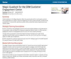 The 2021 gartner® magic quadrant™ for it service management (itsm) tools is now available. Gartner S 2017 Magic Quadrant For Crm Zendesk Zendesk