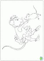 If your child loves interacting. Angelina Ballerina Coloring Pages Angelina Ballerina Printable Coloring Pages For Kids Dinokids Org