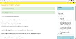 Kali ini kang yusuf ingin berbagi mengenai cara mudah membuat kunci jawaban di google formulir. E Learning Bagian 8 Membuat Quiz Dan Import Soal Secara Cepat Di Moodle Eduprisma