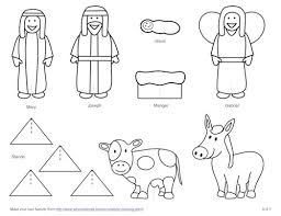 These nativity coloring pages include twelve different images with traceable words at the bottom of each page. Color In Nativity Scene Craft Kit Christmas Fun Whychristmas Com