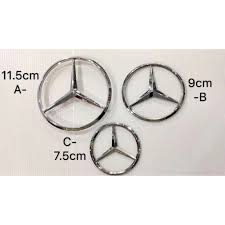Today the label is owned by daimler ag and has its presence on all continents with manufacturing facilities in different countries across the globe. Mercedes Benz Emblem Logo Shopee Malaysia