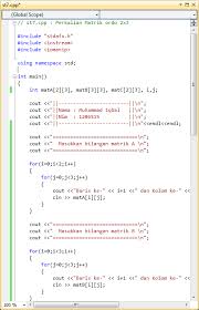 Cara menyelesaikan matrik ordo 3×2 dan ordo 2×3. Program Perkalian Matrik Ordo 2 3 Dengan C Mhd Iqbal
